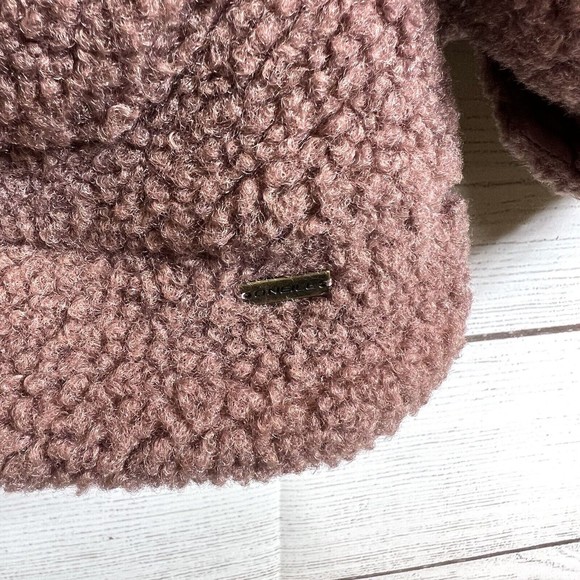 O'Neill Makenna Solid Pile Fleece Jacket Dusty Mauve NWT Size Medium - Picture 6 of 12